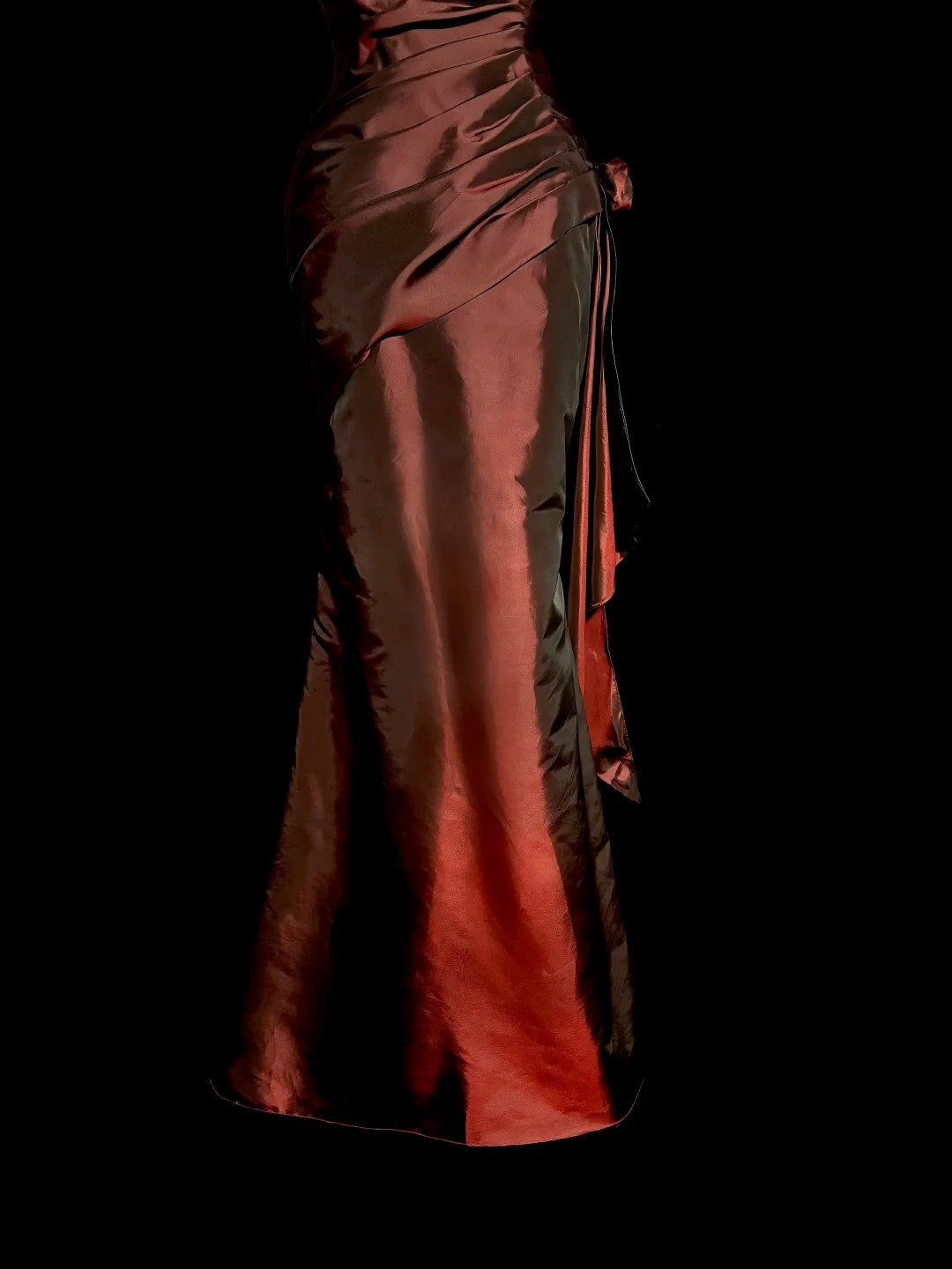 Modest Prom Dresses Inspo Mermaid Strapless Burgundy With Ruffled 80s Long Formal Gowns N3407