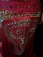 Vintage Prom Dresses Inspo Mermaid Halter 90s Burgundy Satin With Beading For Women Formal Gowns N3311