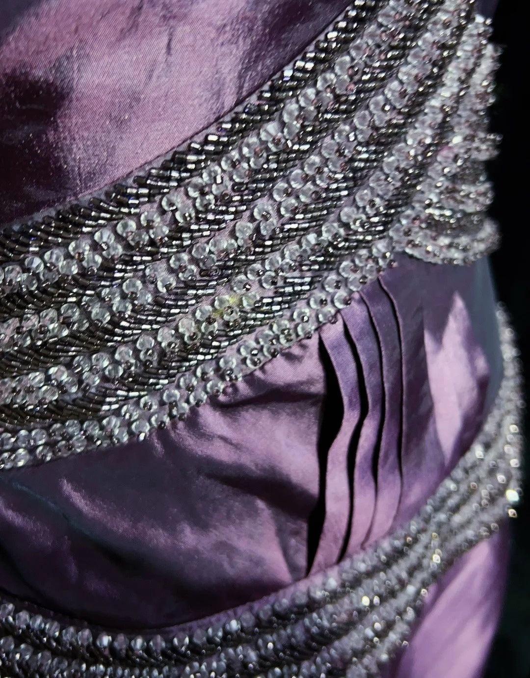 Dreamy 90s Prom Dresses Mermaid Sweetheart Grape With Beading Formal Evening Outfits N3833