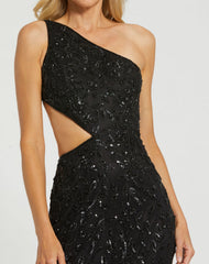 Sequin Cutout Formal Long Dress Sequin Cutout Formal Long Mac Duggal 6084
