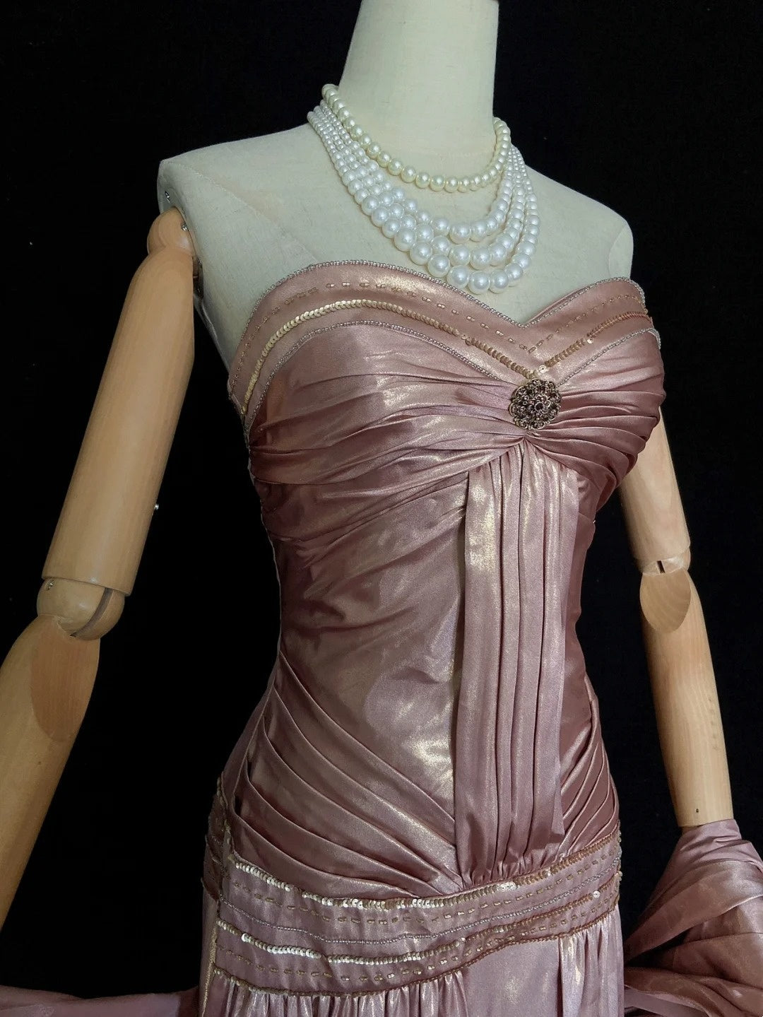 Modest Prom Dresses Inspo A Line Sweetheart Pink With Beading Cape For Women Formal Gown N3268
