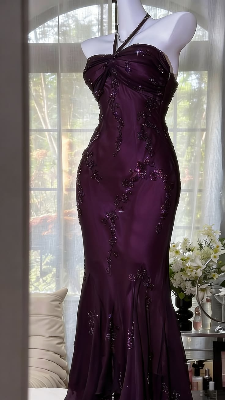 Modest Mermaid Halter Dark Green Chiffon Prom Dresses Party Dress 20th Birthday Outfits Graduation Dress N1616