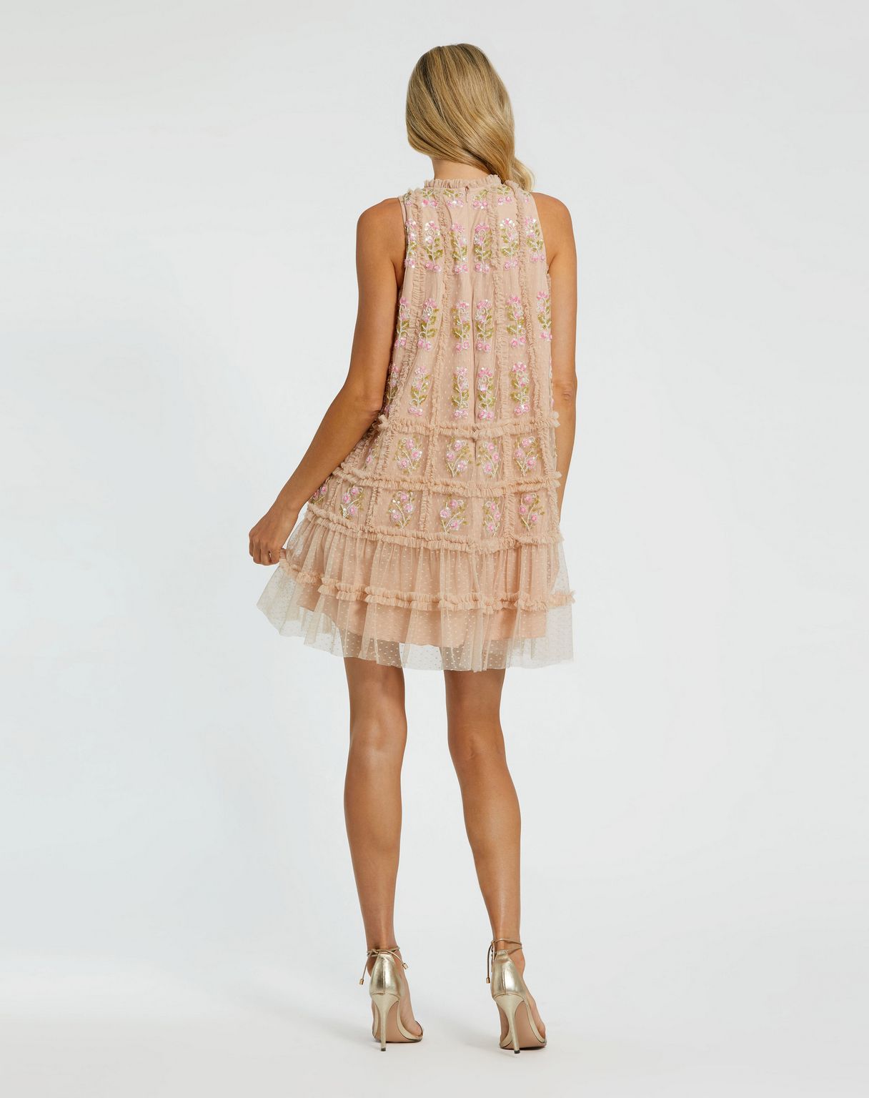 Short Beaded Dress Homecoming Cocktail Mac Duggal 8172