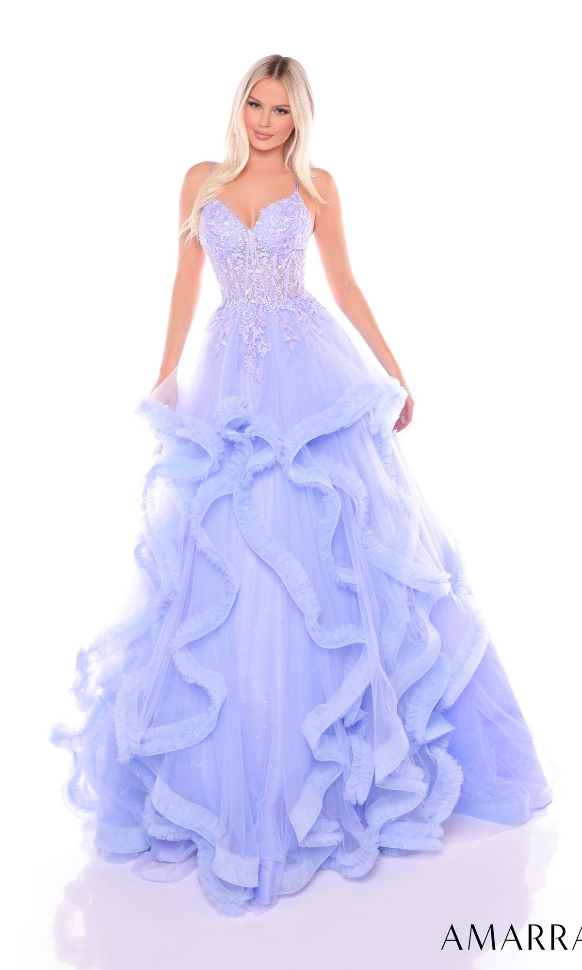 Amarra Long Formal Dress 88094