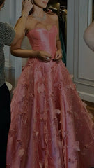Customize Pink A-Line Prom Dress Crystal Embellished Party Dress Women Graduations Gowns For Teens High Schools AB1992