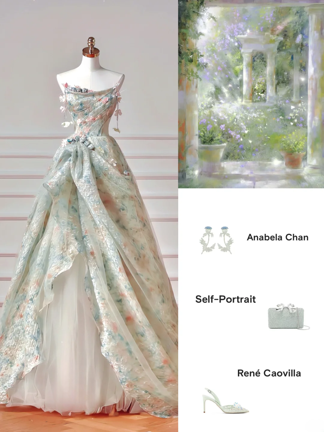 Modest Prom Dresses Aesthetic Ball Gown Strapless Floral Corset Fitted Impress Long Party Formal Gown For Teens High Schools Girls AQ025