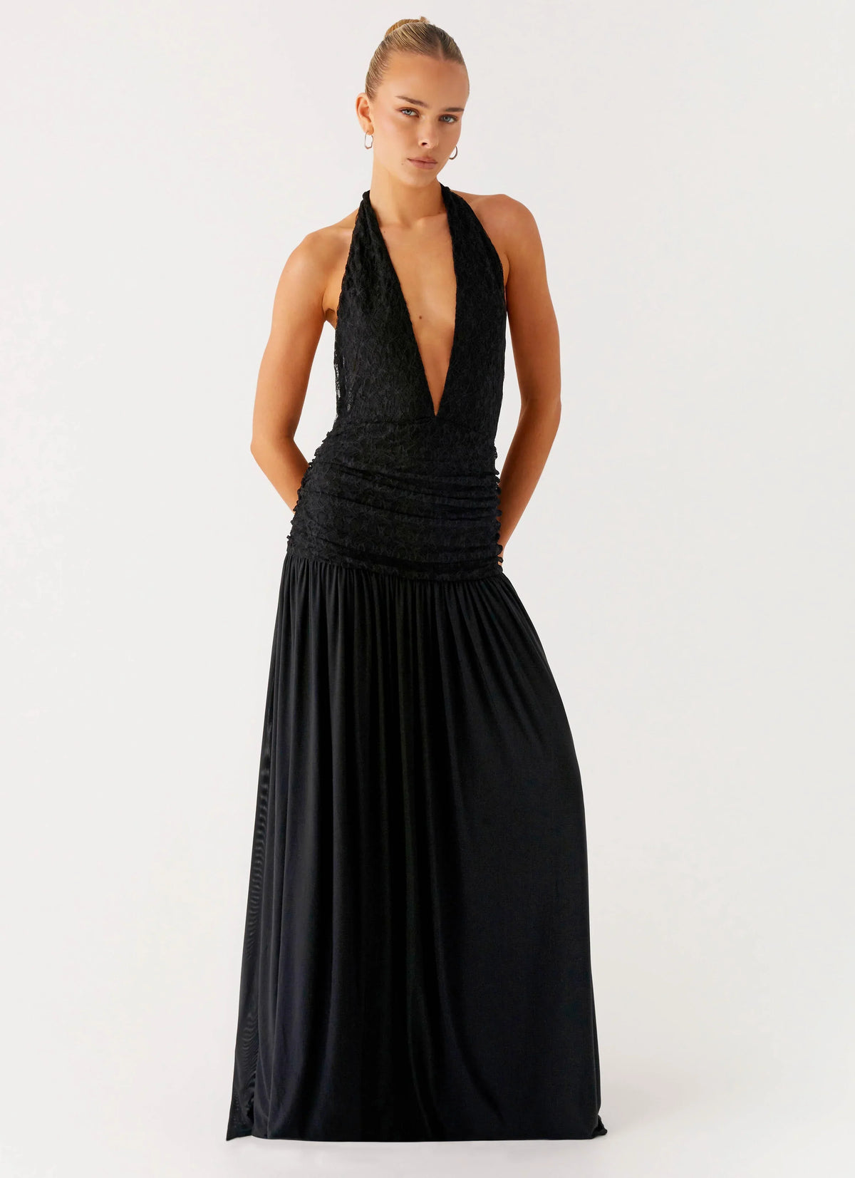 Full Attention Maxi Dress - Black