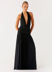 Full Attention Maxi Dress - Black