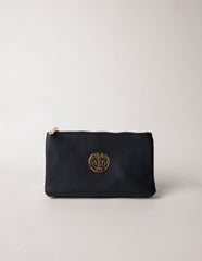 Detailed Zip Up Purse With Detachable Strap
