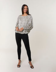 Leopard Print Blouse