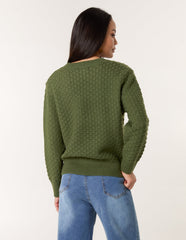 Textured Knit Jumper