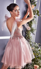 Ladivine Short Party Dress CD0174
