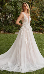 Long Formal Dress CDS436W by Ladivine
