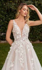 Long Formal Dress CDS436W by Ladivine
