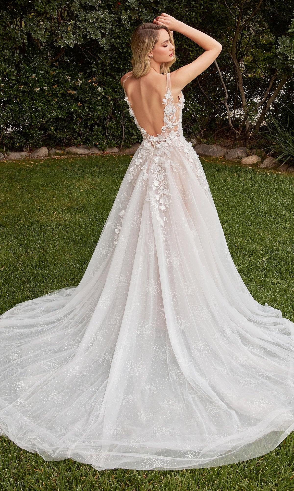Long Formal Dress CDS436W by Ladivine