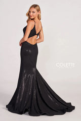 Colette CL2077 Long Prom Sequin Formal Dress