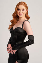 Colette CL5252 Fitted Long Formal Prom Dress