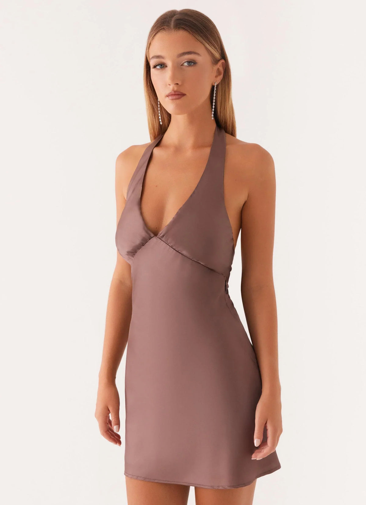 Heavy Hearted Mini Dress - Steel