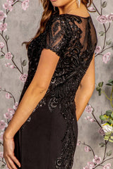 Long Mermaid Fit Mother of the Bride Formal Dress