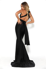 Portia and Scarlett PS6110 LILIANNA Long Sleeveless Fitted Formal Dress