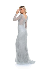 High Couture NR2265 Prom Long Sleeve Formal Evening Gown
