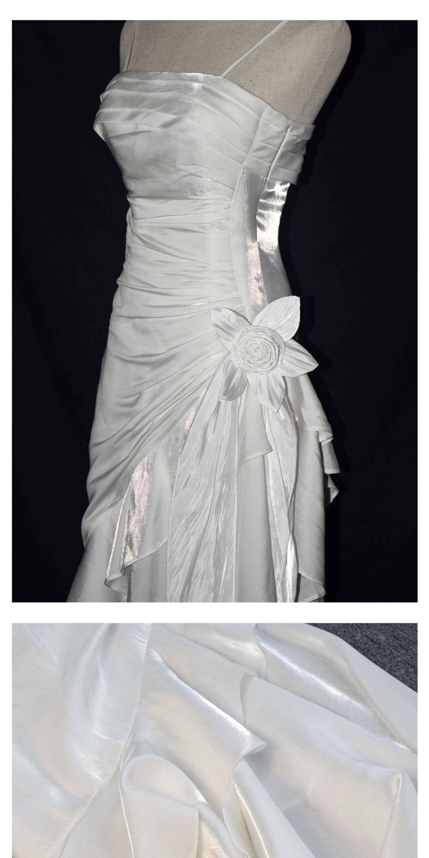 Vintage High Low Spaghetti Straps Prom Dresses Inspiration Long Party Retro Evening Dress 20th Birthday Outfits AB2340
