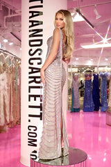 Portia and Scarlett PS24862C Long Evening Fitted Formal Prom Dress
