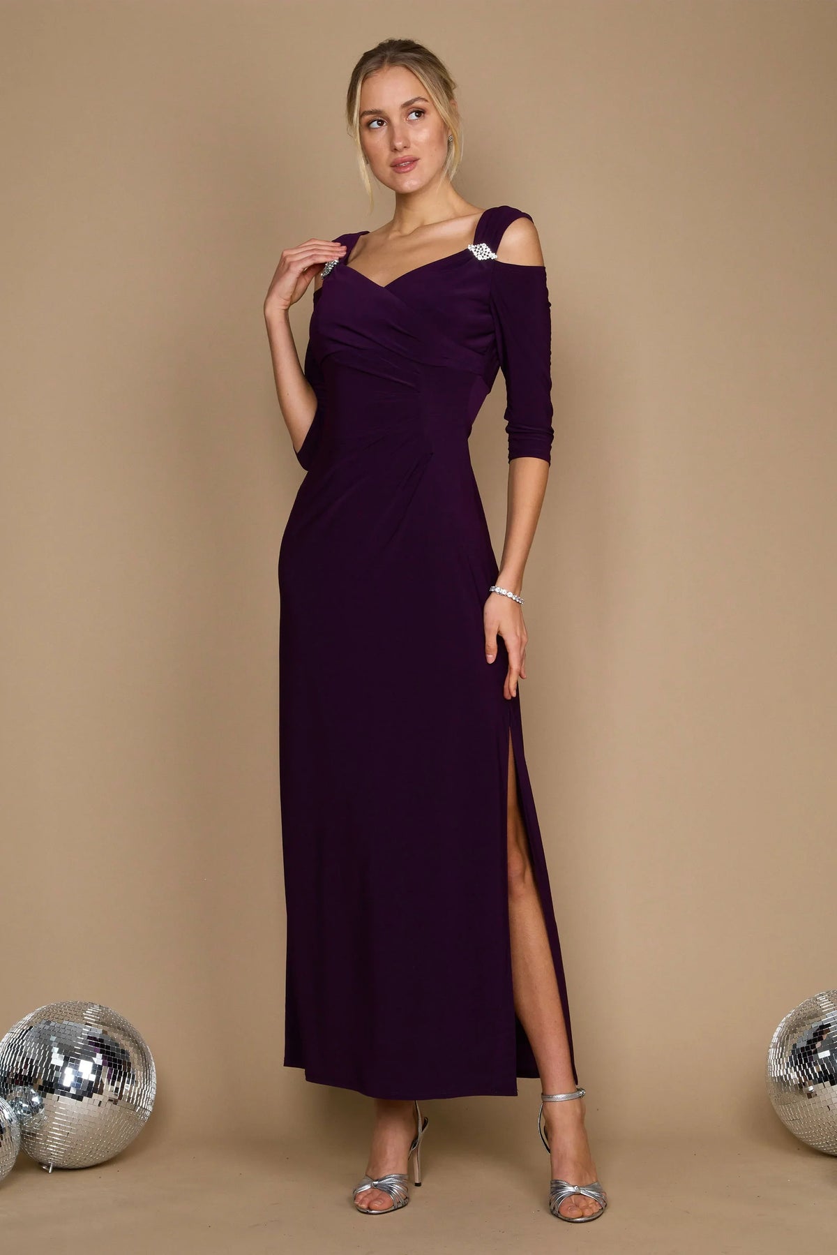 Plus Size Long Dress Formal R&M Richards 8950W