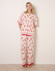 Co-Ord Set With Marine-Inspired Print