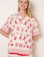 Co-Ord Set With Marine-Inspired Print