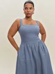Everett Linen Dress Es