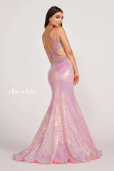 Ellie Wilde EW34088 Formal Long Fitted Evening Prom Dress