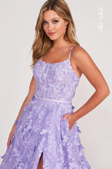 Ellie Wilde EW34109 Long Formal A Line Dress