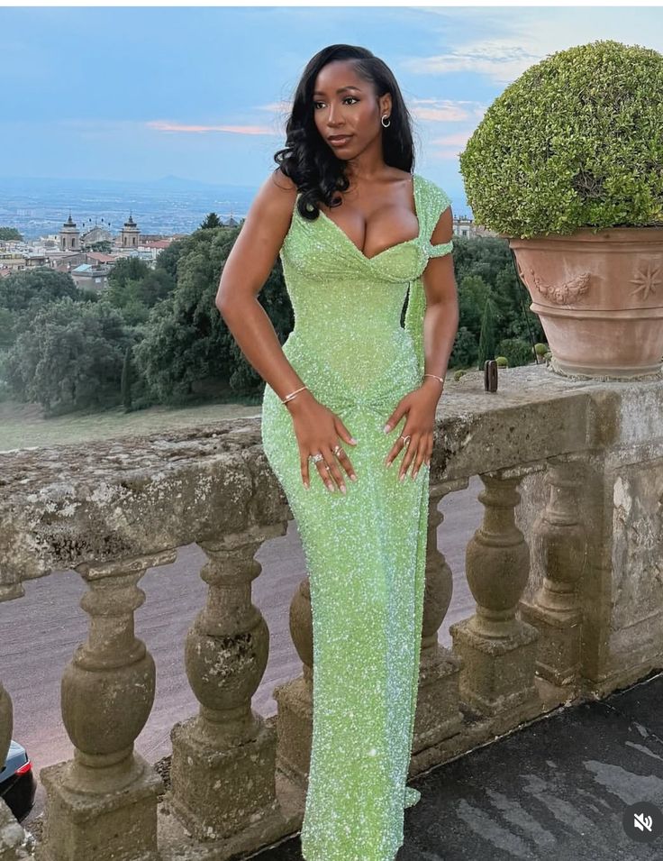 Sparkly Mermaid Sweetheart Green Sequin Long Sleeveless Formal For Women Girls Teens Prom Dresses N2297