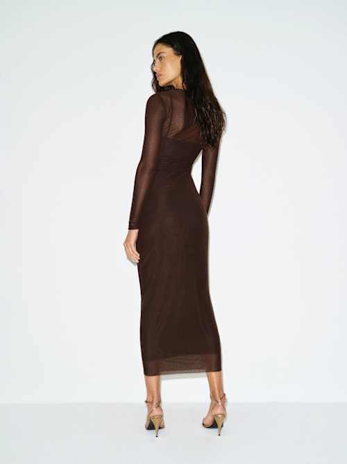 Rene Mesh Knit Dress