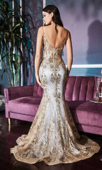 Formal Long Dress J810A By Ladivine