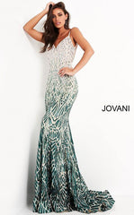 Jovani 06450 Prom Long Sexy Spaghetti Strap Dress