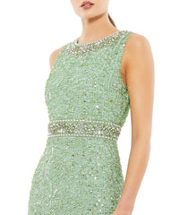 Long Sleeveless Formal Dress Sleeveless Detail Mac Duggal 10839