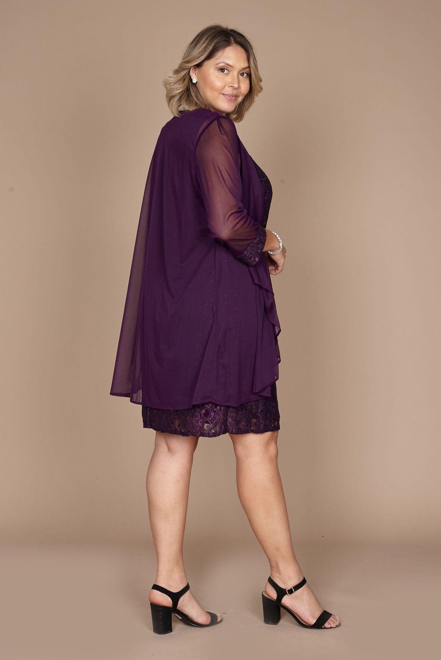 Short Jacket Mother of the Bride Dress by R&M Richards 2208