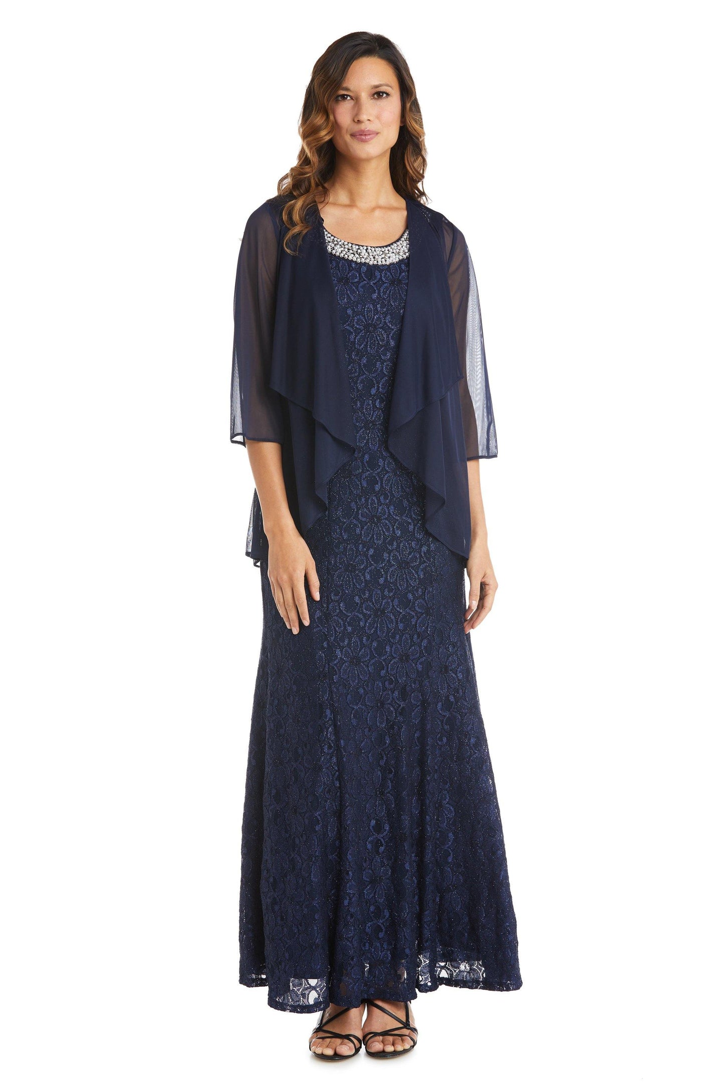 Mother Of The Bride Long Dress Long R&M Richards 2382
