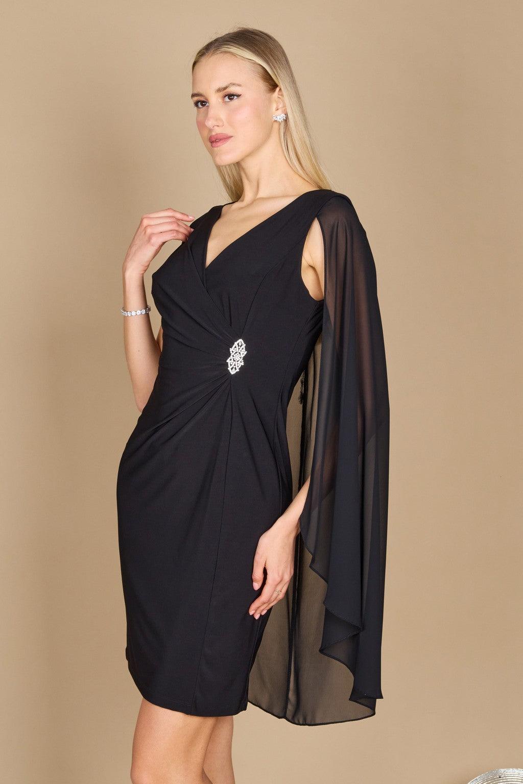 Short Plus Size Dress Cape R&M Richards 5806W