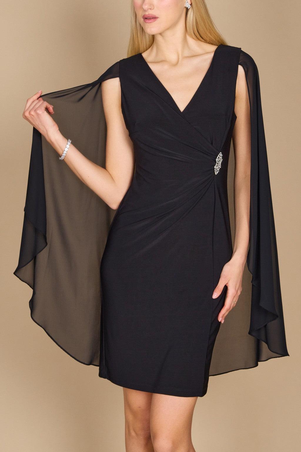 Short Plus Size Dress Cape R&M Richards 5806W