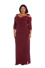 Plus Size Long Dress Formal R&M Richards 8950W