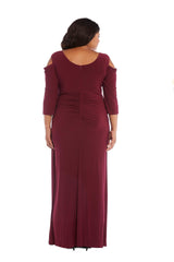 Plus Size Long Dress Formal R&M Richards 8950W