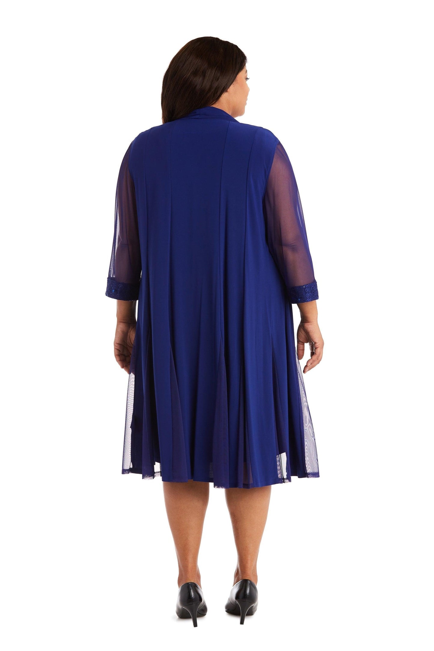Plus Size Short Dress Jacket R&M Richards 3221W