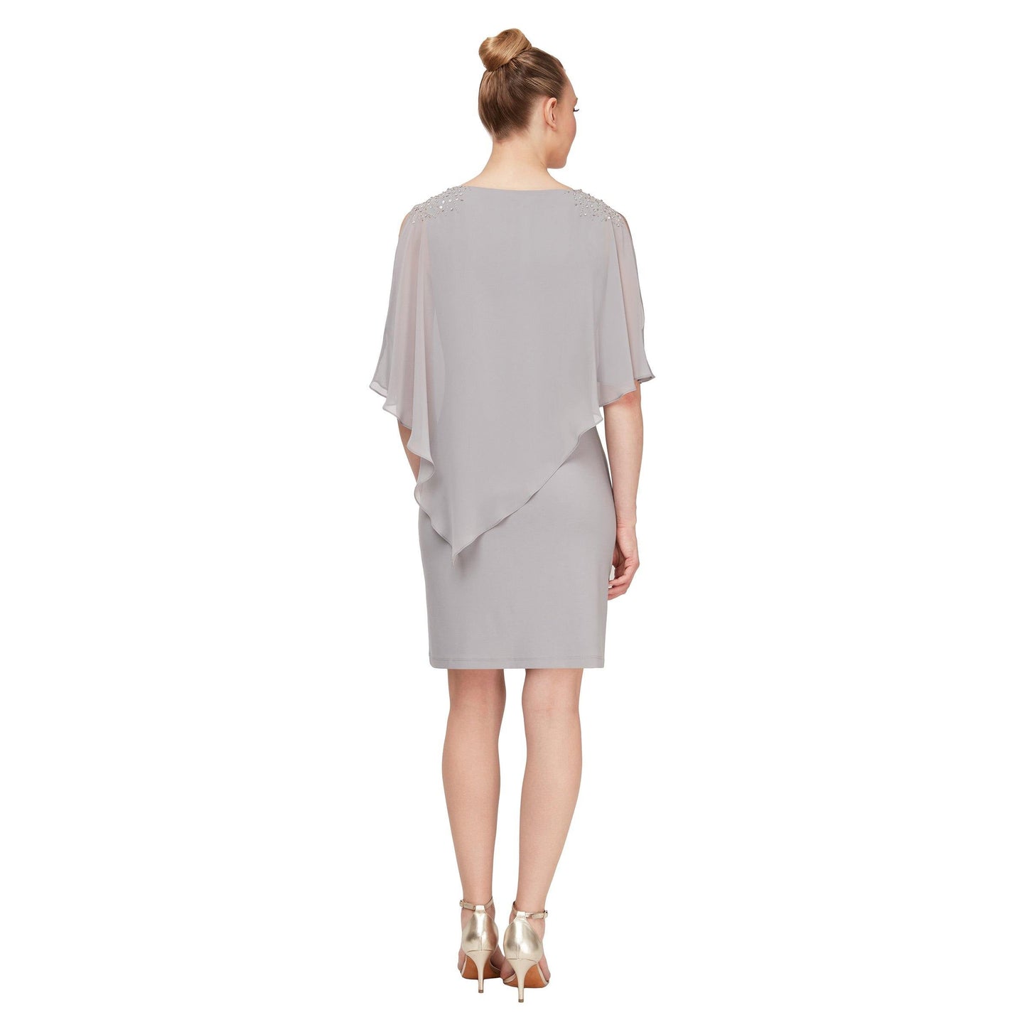 SL Fashions 9170368 Short Mother of the Bride Dress